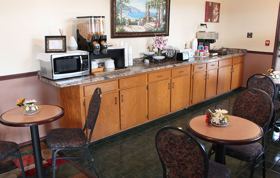 Continental Breakfast Dining Area