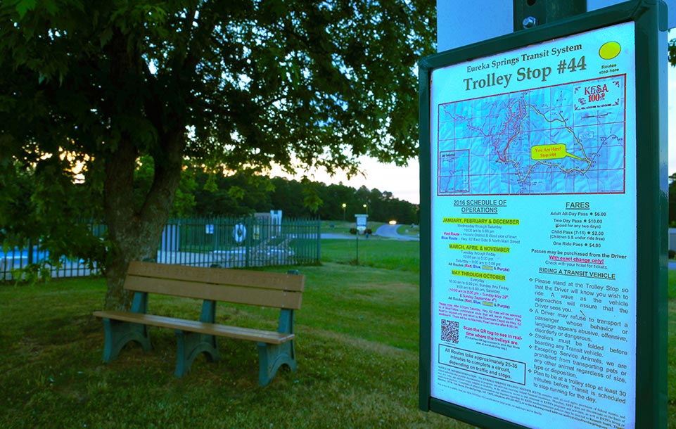Trolley Stop - The Regency Inn Eureka Springs